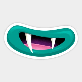 Monster mouth (02) Sticker